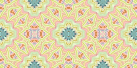 Abstract Kaleidoscope Geometry Psychedelic Art Pattern Background Wallpaper