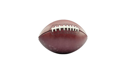 Old baseball isolated on a white background