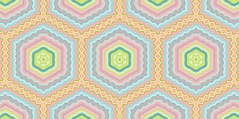 Abstract Kaleidoscope Geometry Psychedelic Art Pattern Background Wallpaper