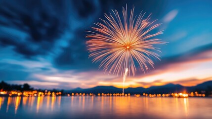 Thunderous Beauty of the Night Sky Fireworks