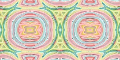Abstract Kaleidoscope Geometry Psychedelic Art Pattern Background Wallpaper
