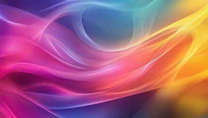 Obraz premium Vibrant abstract wallpaper with colorful flowing patterns in soft gradients