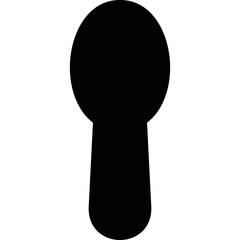 Simple vector icon spoon