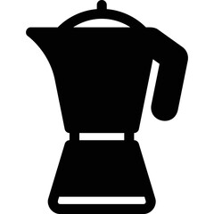 Simple vector icon geyser, coffee