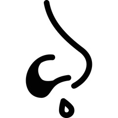 Simple vector icon nose