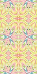 Abstract Kaleidoscope Geometry Psychedelic Art Pattern Background Wallpaper