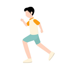 Man Running Illustration 