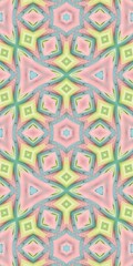 Abstract Kaleidoscope Geometry Psychedelic Art Pattern Background Wallpaper