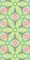 Abstract Kaleidoscope Geometry Psychedelic Art Pattern Background Wallpaper