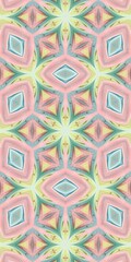 Abstract Kaleidoscope Geometry Psychedelic Art Pattern Background Wallpaper