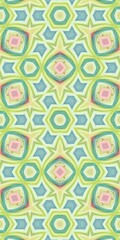 Abstract Kaleidoscope Geometry Psychedelic Art Pattern Background Wallpaper