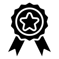 Ribbon Badge Icon