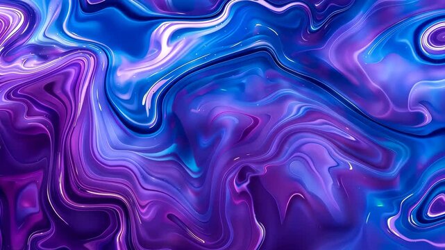 Abstract blue and purple marble texture, fluid art background. Creative design and modern art concept.