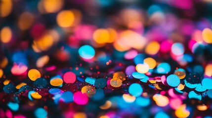 Naklejka premium Vibrant and Captivating Abstract Bokeh Background