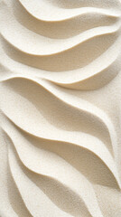 Close-up of Sand Patterns Sculpted by Wind on a Beach - Textured Natural Landscape