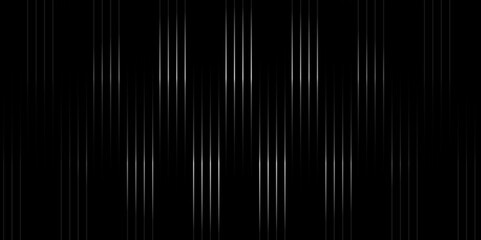 abstract black and white gradient stripe straight line pattern. Oblique pattern backdrop. Black thin to thick stripe backdrop for overlay, print, cover, graphic design.