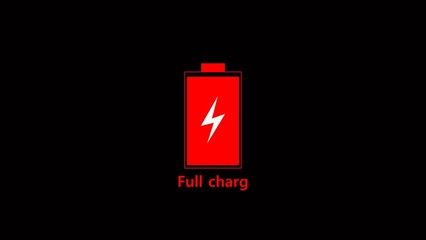 Charge Level Set Icons. Charging Icons. Flat style. Vector icons. Wireless fast charging icon. Charging Battery Energy.