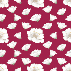 Flower seamless pattern