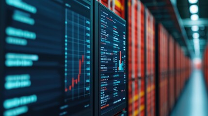 Comprehensive real time data dashboard providing deep insights into supply chain performance enabling informed decisions and strategic planning for optimizing logistics and