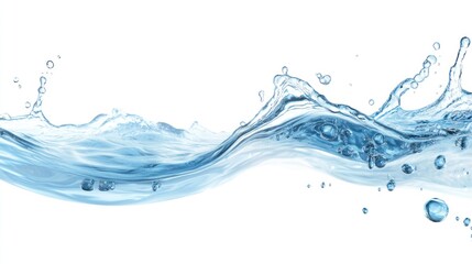 Obraz premium Water Splash and Bubbles