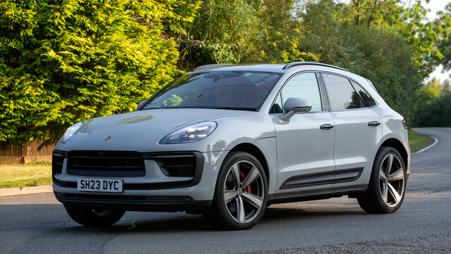 2023 grey Porsche Macan car