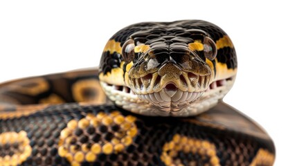 Fototapeta premium Close Up of a Python for Educational or Wildlife Articles