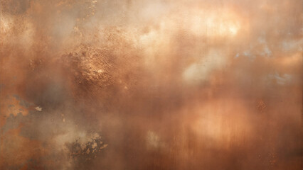 Obraz premium Abstract rusted copper texture with warm earthy hues