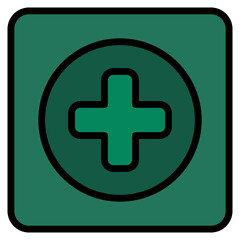 Fototapeta premium Medical Cross Icon