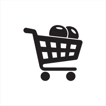 recommend clip art: shop icon, Shopping cart icon. Trolley symbol. Cart icon . Outline shopping cart. Linear trolley symbol. Stock vector illustration