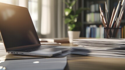 Online survey filling out and digital form checklist by laptop computer, Document Management Checking System, online documentation database and process manage files.