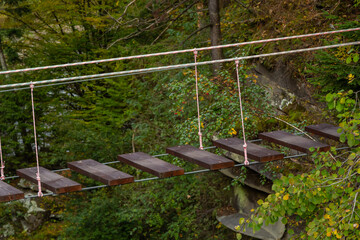 Suspension bridge, walkway to the adventurous, cross to the other side