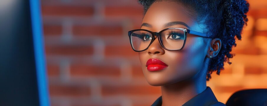 Female programmer typing code in a modern workspace, highlighting diversity in tech, programmer, female coder