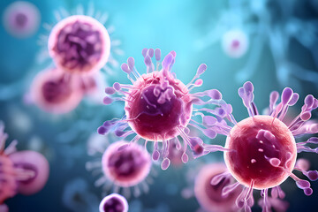 3d rendered illustration of a virus