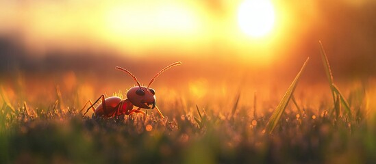 Ant in the Golden Hour