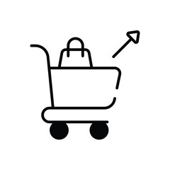 Trends vector icon