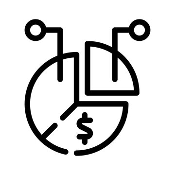 recommend clip art: Icon Pie Chart With Style Outline