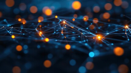 Abstract network information web science technology data center fiber optic cable 5G connection future light digital