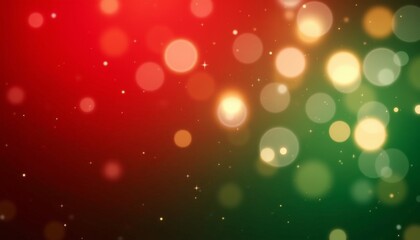 Twinkling lights dance in a rich tapestry of red and green, evoking the spirit of celebration and warmth during the holiday season, inviting a sense of wonder and joy