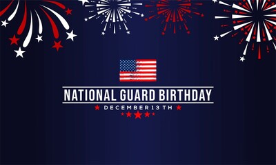 United States National Guard birthday is observed every year on December 13, to show appreciation for the U.S. national guards.  