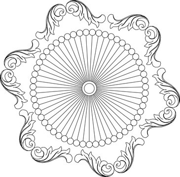 recommend clip art: Sketch vector illustration silhouette design decorative ornament floral icon logo symbol classic vintage ethnic abstract modern