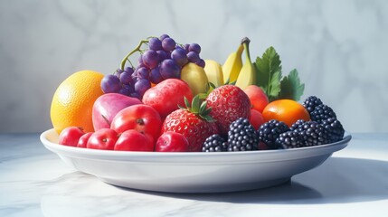 Color fruits, berries and vegetables