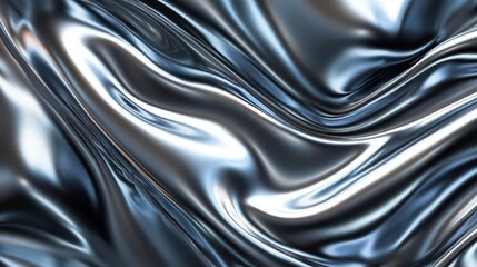 Abstract background with a flowing, metallic texture.