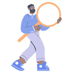 Businessman. Flat Vector Illustration