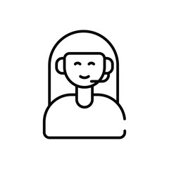 Customer Support vector icon