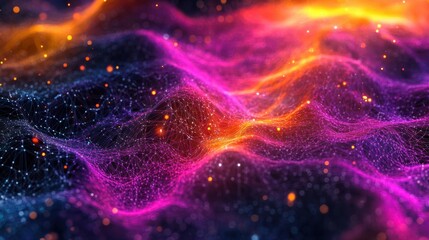 Fototapeta premium Abstract Digital Network Background