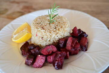
Beef fried rice