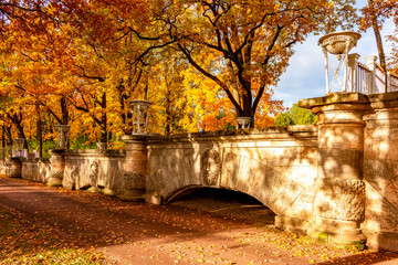 Ramp leading to Cameron gallery and Agate rooms in Catherine park in Tsarskoe Selo (Pushkin), Saint...