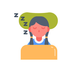 Take Rest Flat Icons, Vector illustration