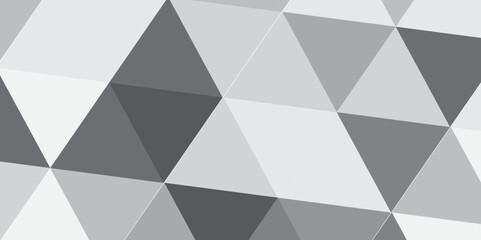 Black and white geometric triangles. Seamless textured pattern background. Seamless geometric pattern square shapes low polygon backdrop background. 