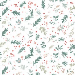 Fototapeta premium Holiday repetitive tile patterns for wrapping paper for Gift box